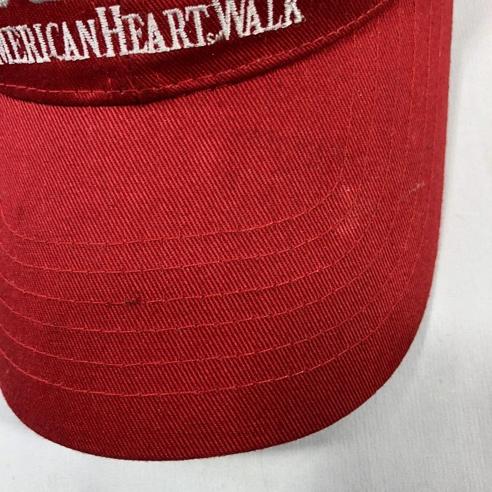 American Heart Association Heart Walk Hat Cap Snapback Red Fighting Back OSFM
